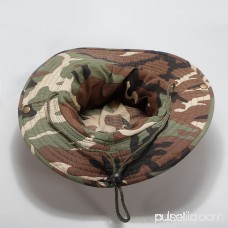 Men Fishing Snap Brim Bucket Cap, Sun Hat Color:camouflage